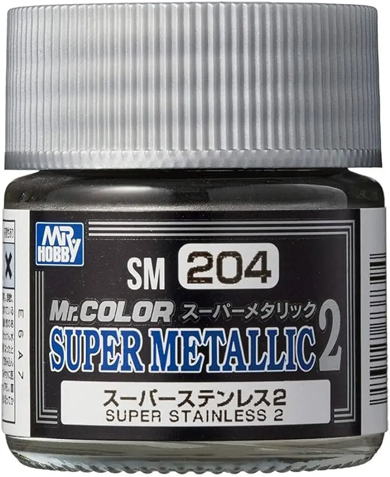Mr. Hobby Mr. Color Super Metallic Sm204 Super Stainless 2 10Ml Bottle 1