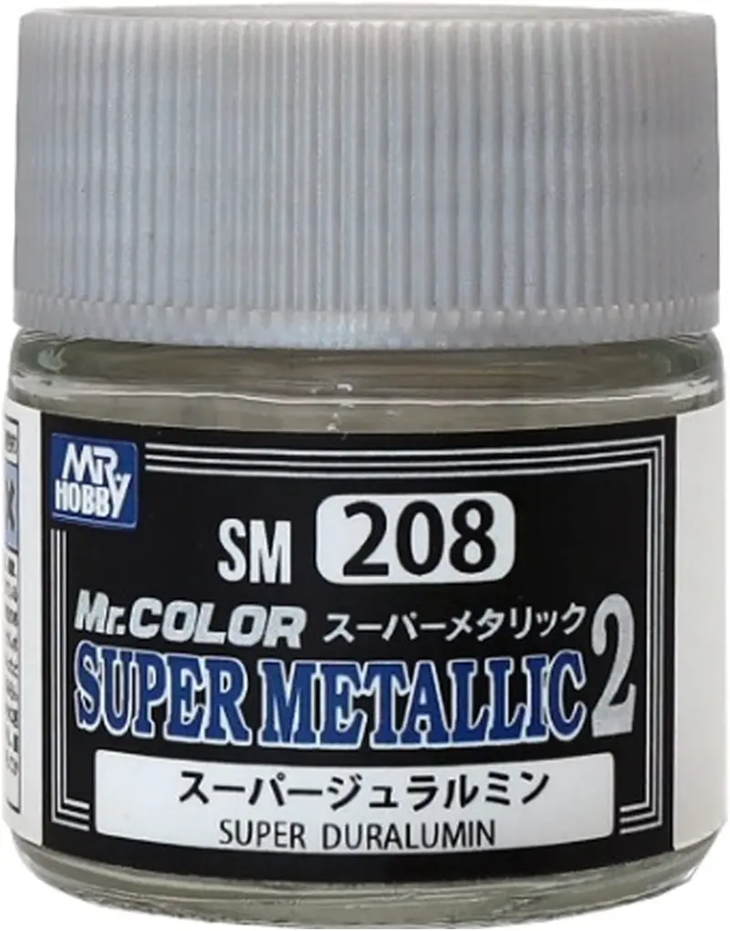 Mr. Hobby Mr. Color Super Metallic Sm208 Super Duralumin 10Ml Bottle 1
