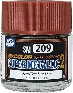 Mr. Hobby Mr. Color Super Metallic Sm209 Super Copper 10Ml Bottle 1