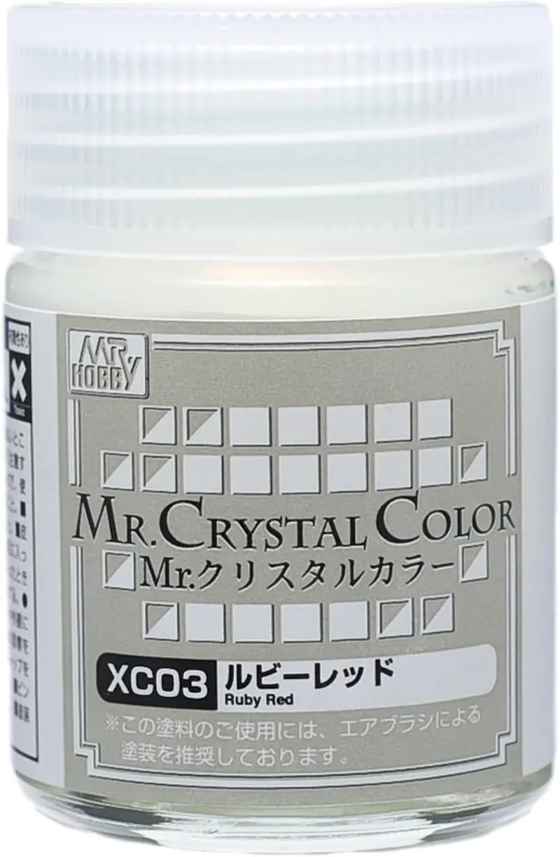 Mr. Hobby Mr. Crystal Color Xc03 Ruby Red 18Ml Bottle 1