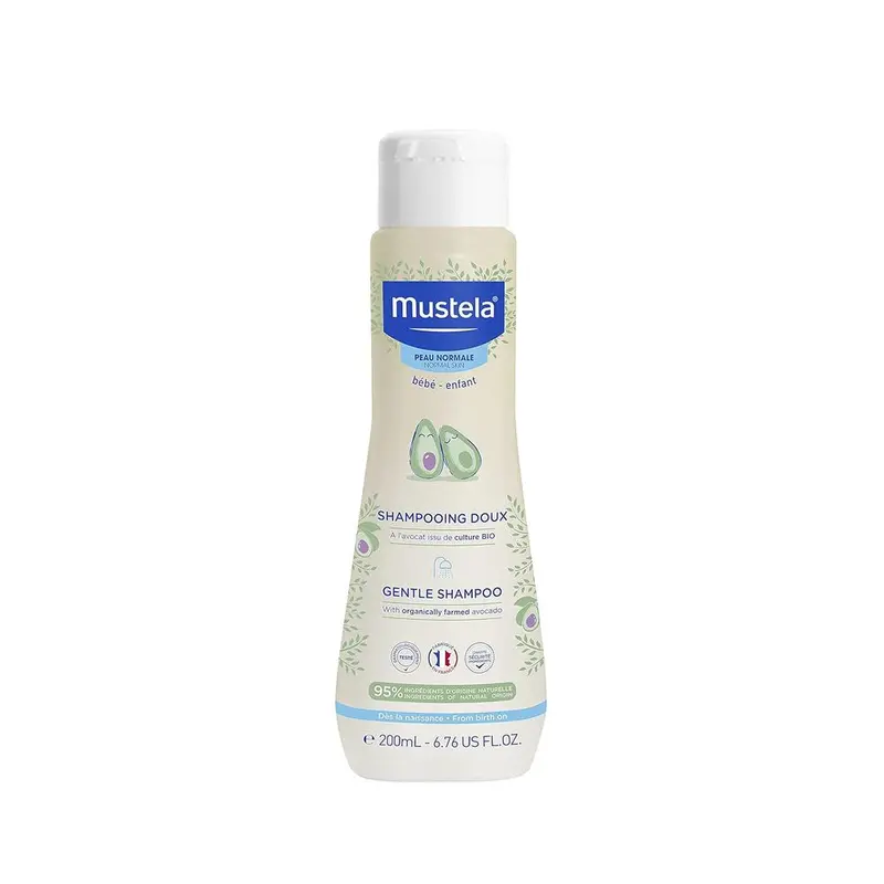 Mustela Gentle Shampoo With 95% Plant-Based Ingredients - 200Ml 1