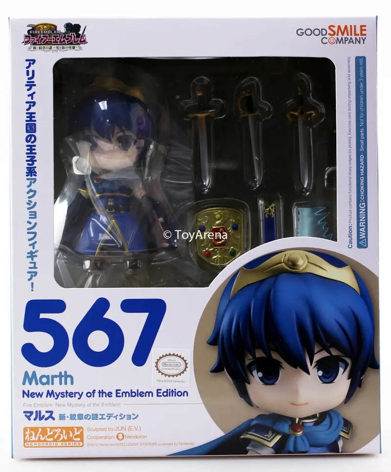 Nendoroid #567 Marth Fire Emblem New Mystery Of The Emblem Edition 1