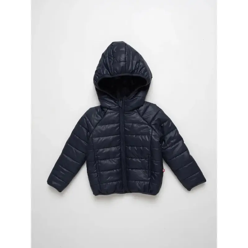 Nino Bambino Navy Blue Hoodie Puffer Jacket 1