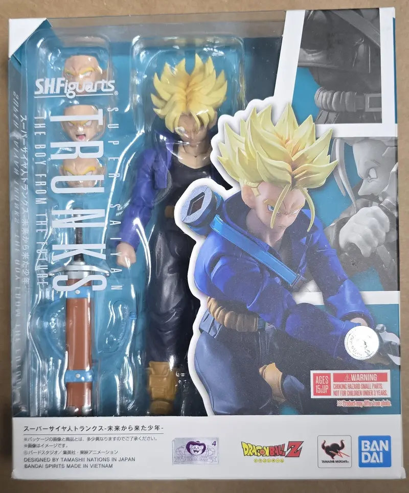 *Open Box* S.H. Figuarts Dragon Ball Z Super Saiyan Trunks -The Boy From The Future- Action Figure 1