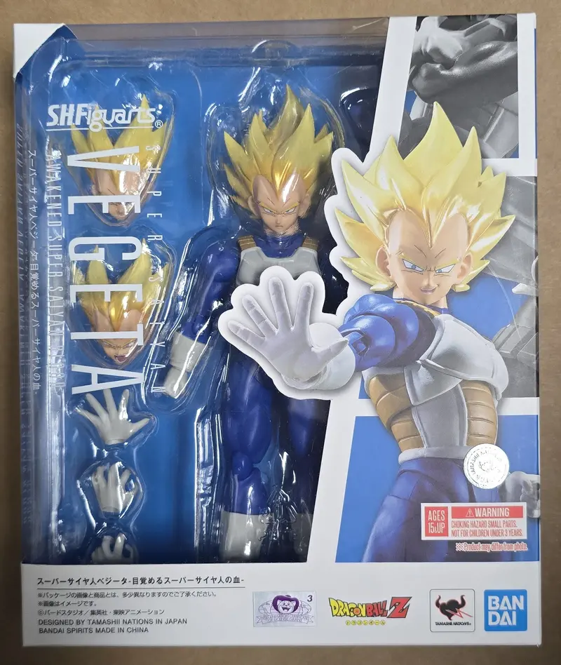 *Open Box* S.H. Figuarts Dragon Ball Z Super Saiyan Vegeta -Awakened Super Saiyan Blood- Action Figure 1