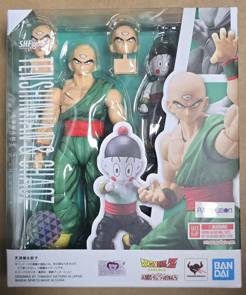 *Open Box* S.H. Figuarts Dragon Ball Z Tenshinhan And Chaoz Action Figure 1