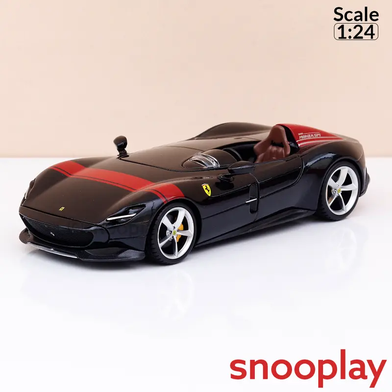 Original Ferrari Monza Sp1 Licensed Diecast Car | 1:24 Scale (14 Years Till Grown Ups) | Assorted Colors 1