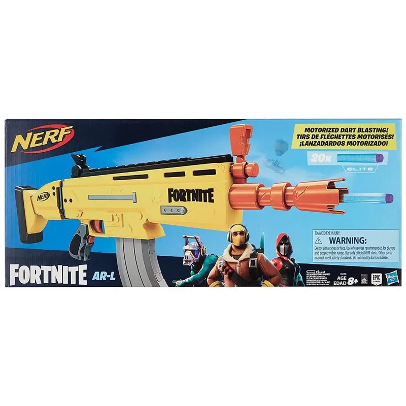 Original Nerf Fortnite Ar-L Elite Dart Blaster With 20 Darts (8-15 Years) 1