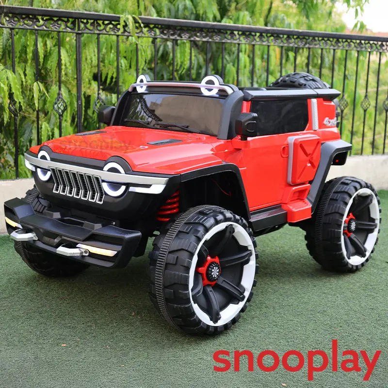Parental & Self Control | Battery 4X4 Ride-On Jeep | Bluetooth Connectivity, Honk, Music & Light (1.5-8 Years) 1