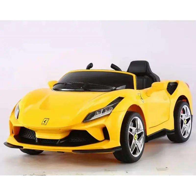Parental & Self Control | Battery Ride On Ferrari Car | Multi-Songs, Light, Usb Slot, Honk (1.5-8 Years) | Assorted Colors & Designs 1