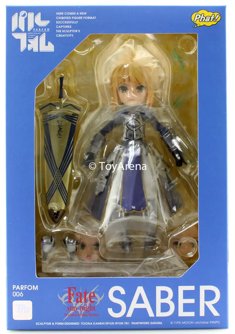 Phat! Parform #006 Saber Fate/ Stay Night Unlimited Blade Works Action Figure 1