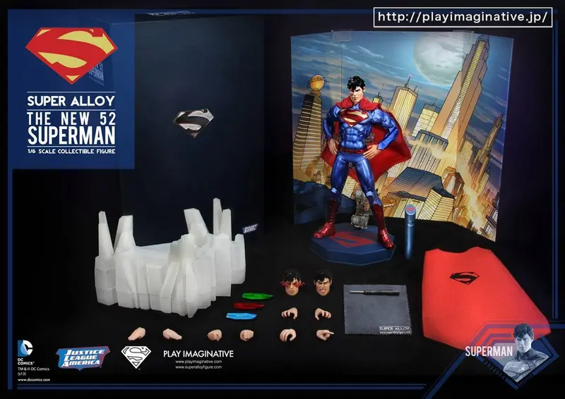 Play Imaginative 1/6 Justice League Super Alloy New 52 Superman 1
