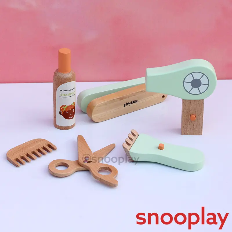 Playbox 6 Pieces Comb & Shine Beauty Kit - Stylish Pretend Play (3-7 Years) 1