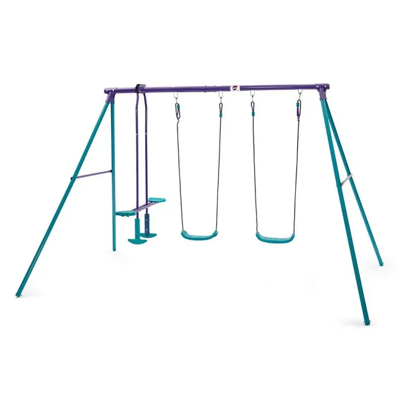 Plum Metal Jupiter Double Swing & Glider Set (3-10 Years) 1
