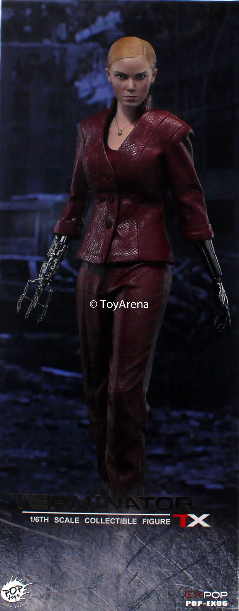 Pop Toys 1/6 Pop-Ex06 Fembot Kristanna Terminator Tx Sixth Scale Figure 1
