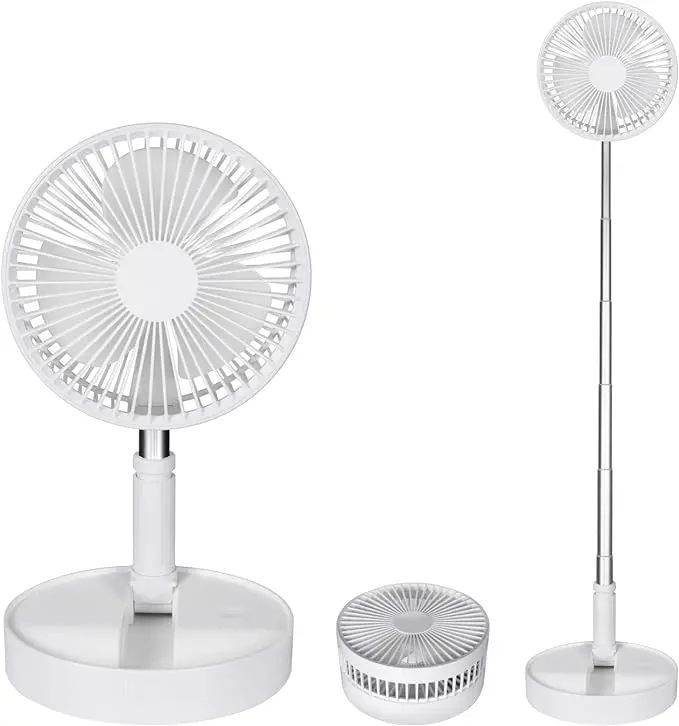 Portable Folding Pedestal Fan Rechargeable 1