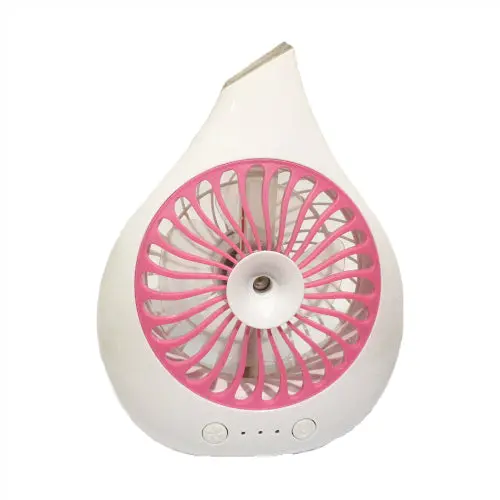 Portable Mini Rechargeable Desktop Spray Fan Water Drop Shape Misting Fan Personal Cooling Humidifier 2