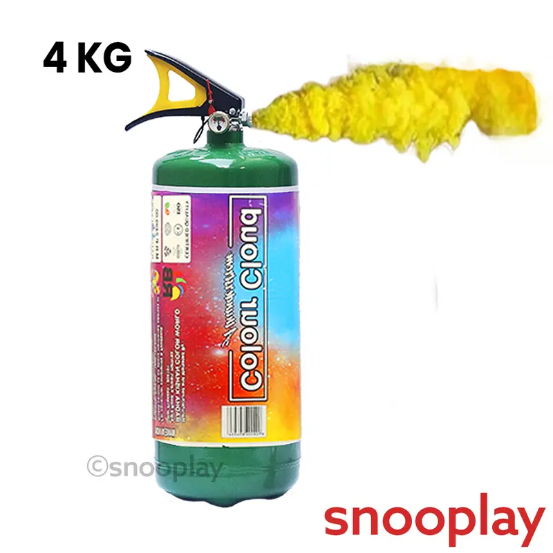 Premium Holi Non-Toxic Gulaal Cylinder - 4 Kgs (Assorted Colours) 1