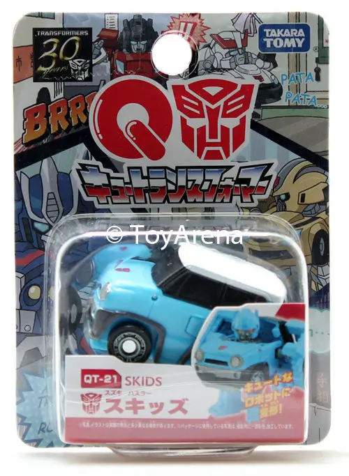 Q Transformers Series 06 Qt-21 Skids Suzuki Hustler Action Figure 1