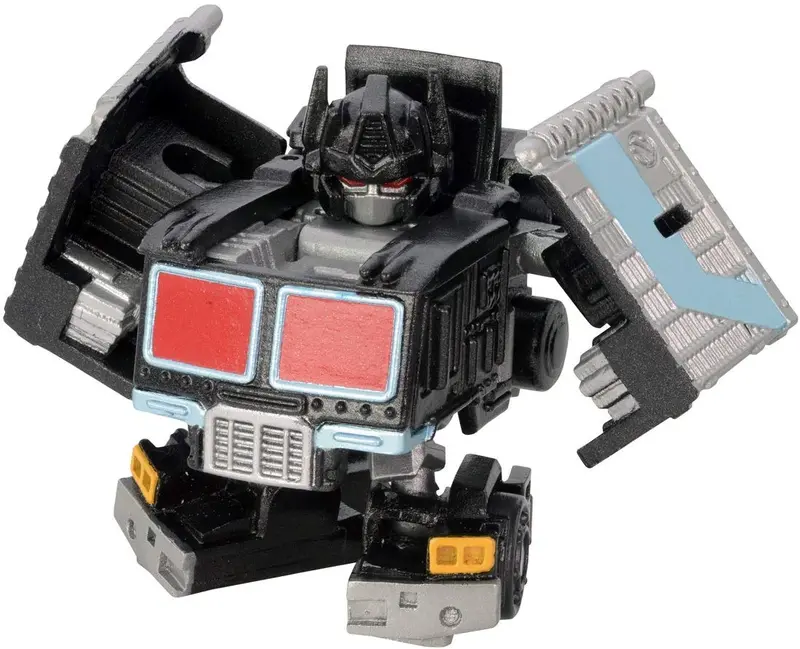 Q Transformers Series Qt-33 Black Optimus Prime Convoy Action Figure 1