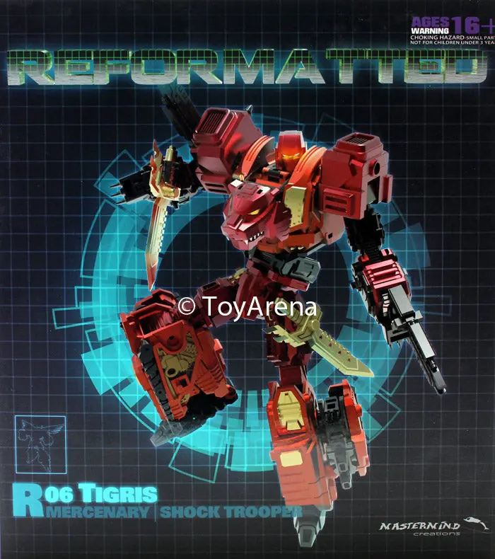 R-06 Reformatted Tigris The Shock Trooper Action Figure Feral Con Mastermind Creations 1