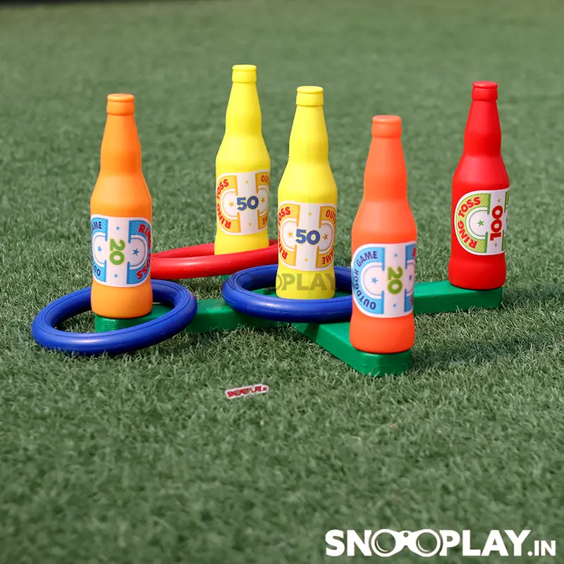 Ratna's Classic Bottle Ring Toss - Aim, Throw & Score (5-10 Years) 1