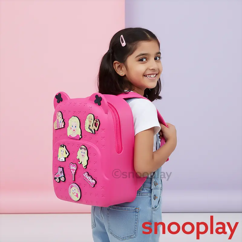 Red Cartoon Character Backpack With Charms (4-7 Years) 1