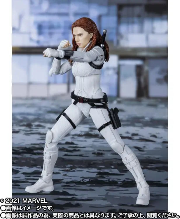 S.H. Figuarts Black Widow Movie Black Widow (White Snow Suit Ver.) Action Figure 1