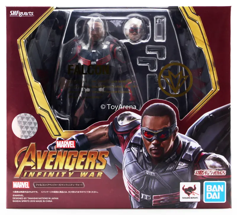 S.H. Figuarts Marvel Falcon (Sam Wilson) Avengers Infinity War Action Figure 1