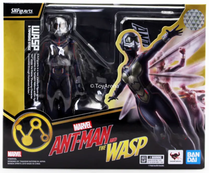 S.H. Figuarts Marvel Wasp & Tamashii Stage Set Ant-Man And The Wasp Action Figure (Usa Ver.) 1