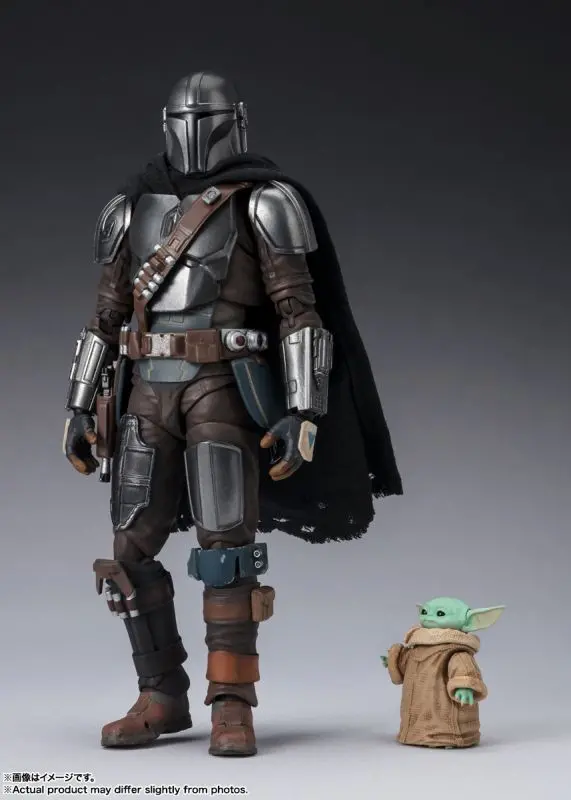 S.H. Figuarts Star Wars The Mandalorian And Grogu Set Action Figure 1
