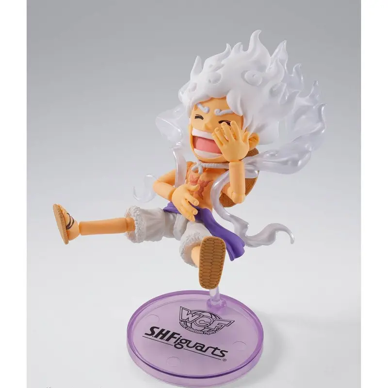 S.H. Figuarts X World Collectible Figure One Piece Monkey D. Luffy Gear 5 Exclusive Action Figure 1