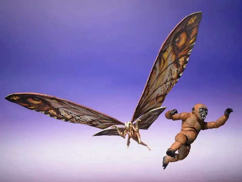 S.H. Monsterarts Godzilla X Kong: The New Empire 2024 Suko And Mothra Action Figure 1