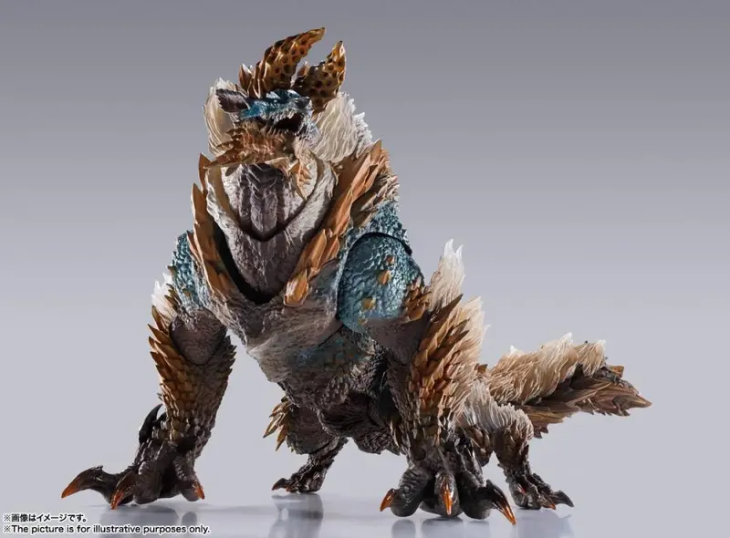 S.H. Monsterarts Monster Hunter World Iceborne Zinogre Action Figure 1