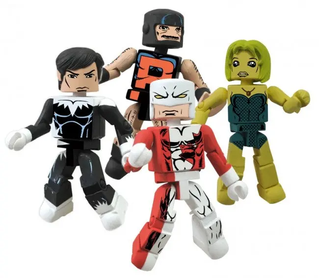 Sdcc 2012 Marvel Alpha Flight Minimates 4-Pk Guardian, Puck, Northstar, Marrina Comic Con Exclusive 1