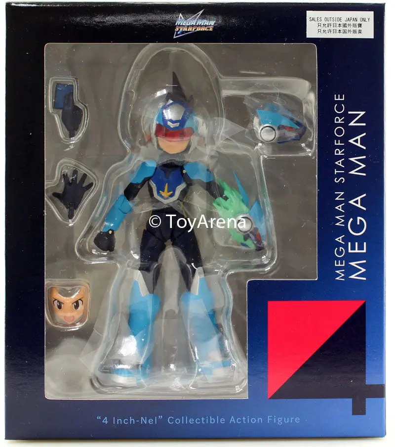 Sentinel Mega Man Starforce (Rockman) 4Inch-Nel Action Figure 1
