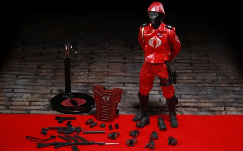 Sideshow Collectible 1/6 G.I. Joe Cobra Elite Trooper Crimson Guard Sixth Scale Figure 1