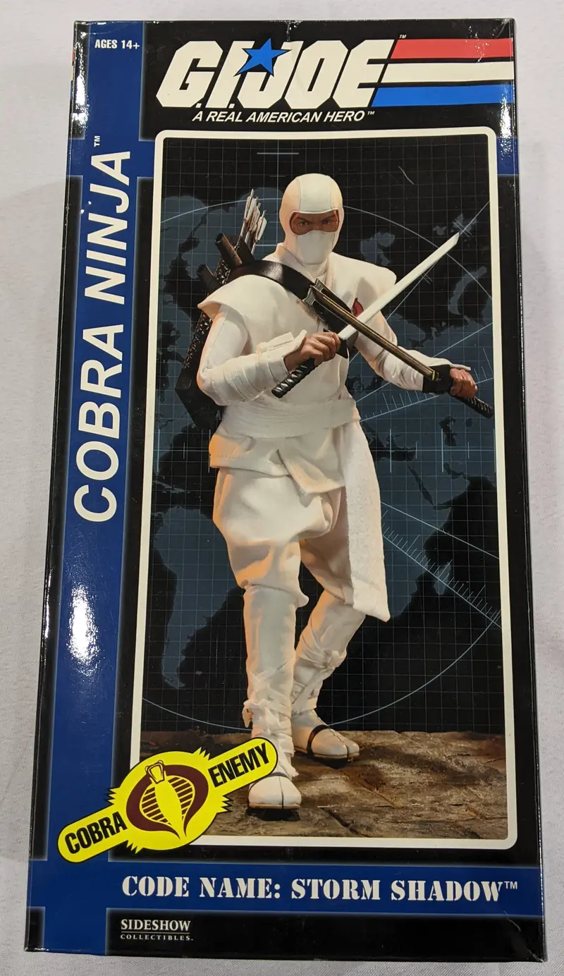 Sideshow Collectible 1/6 G.I. Joe Cobra Ninja Storm Shadow Sixth Scale Figure *Open Box* 1