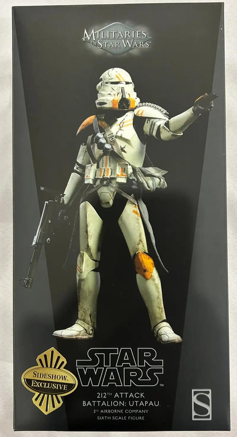 Sideshow Collectible 1/6 Star Wars Militaries Of Star Wars 212Th Attack Battalion: Utapau (2Nd Airborne Company) Sixth Scale Figure *Open Box* 1