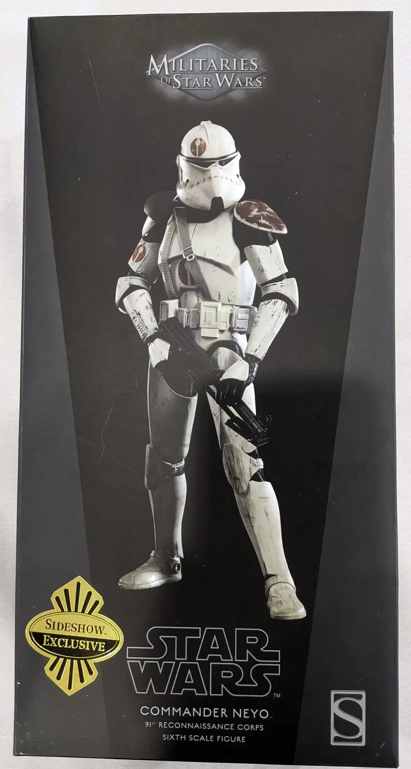 Sideshow Collectible 1/6 Star Wars Militaries Of Star Wars 91St Reconnaissance Corps Commander Neyo Sixth Scale Figure *Open Box* 1