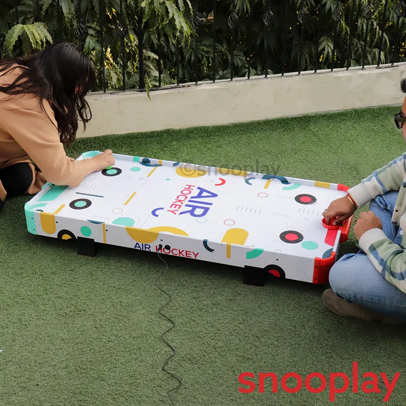 Simarr Air Hockey Mega With 2 Pucks & Paddles, 1 Adaptor (8 Years Till Grown Ups) 1