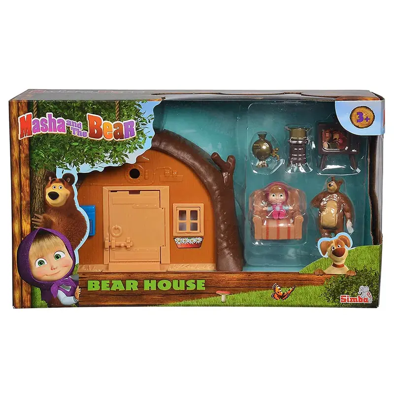 Simba Masha And The Bear - Bear's House Playset (3-6 Years) 1