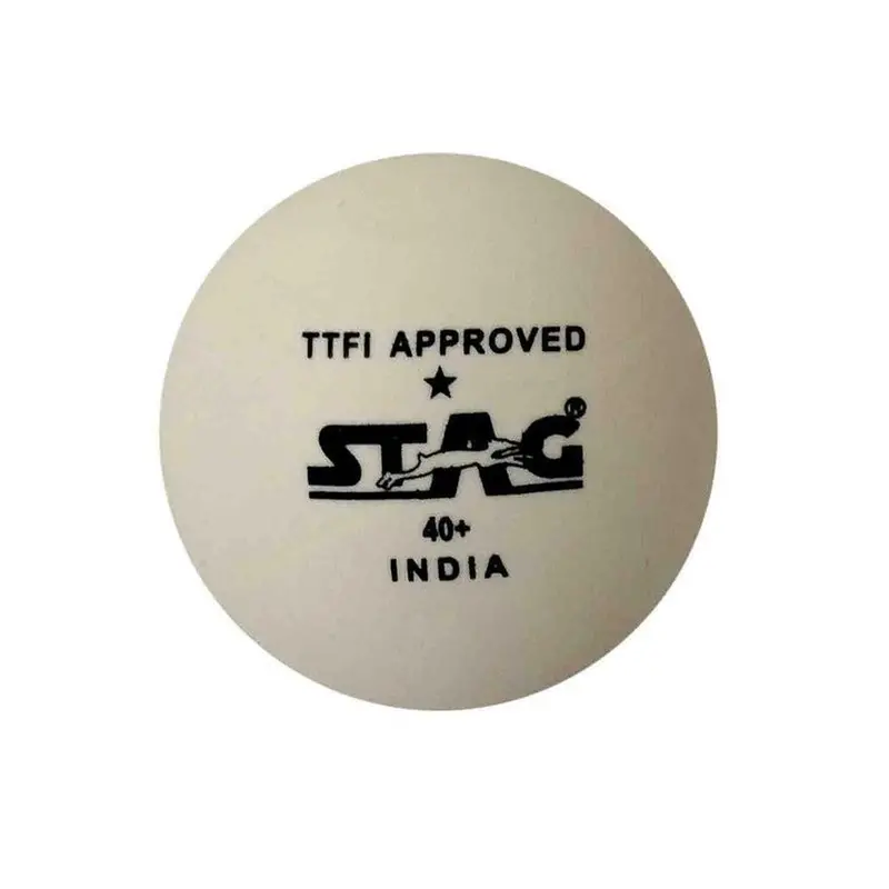 Stag Global Set Of 6 Table Tennis Training Balls | 1 Star (9 Years Till Grown Ups) | White 1
