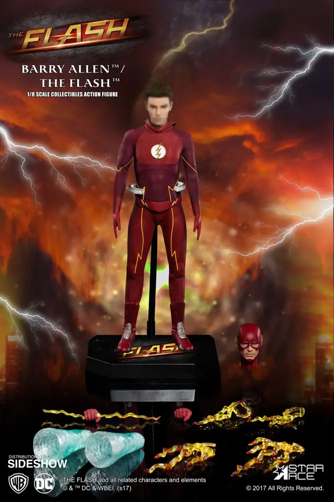 Star Ace 1/8 Flash Cw The Flash Tv Series Barry Allen Scale Action Figure 1