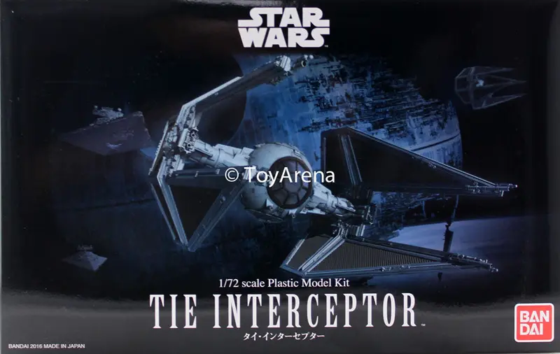 Star Wars 1/72 Scale Tie Interceptor Model Kit 1