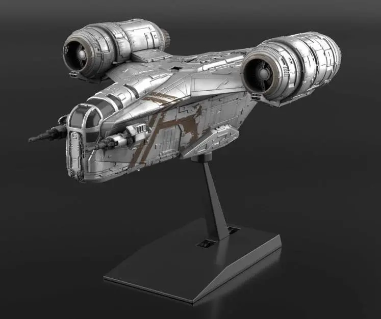 Star Wars Ex018 Razor Crest (Silver Coating Ver.) The Mandalorian Model Kit 1