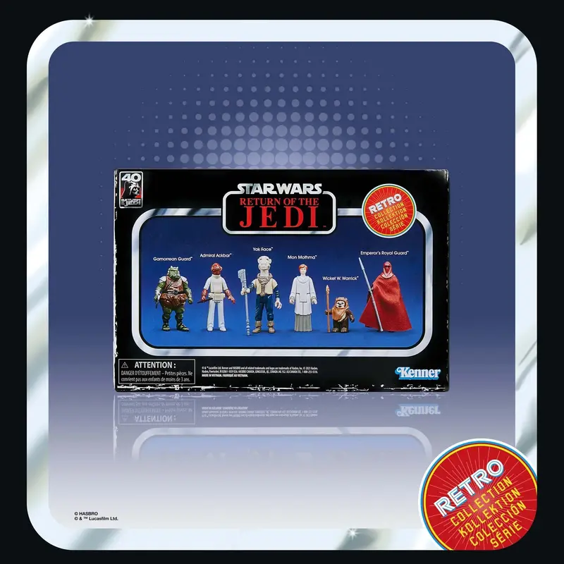 Star Wars Retro Collection Return Of The Jedi Multipack 3.75" Action Figure 1