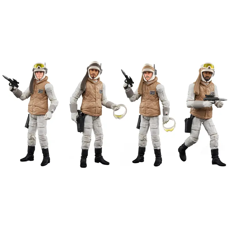 Star Wars Vintage Collection Rebel Soldier (Echo Base Battle Gear) F5555 3.75" Action Figure 4-Pack 1