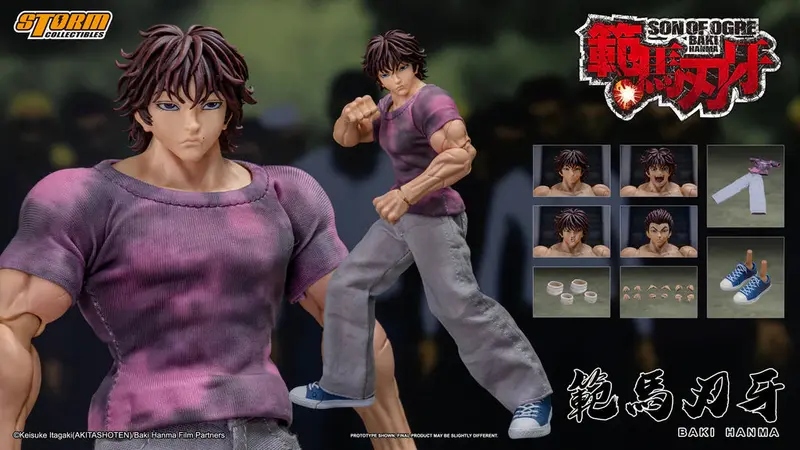 Storm Collectibles 1/12 Baki Hanma: Son Of Ogre Baki Hanma Scale Action Figure 1