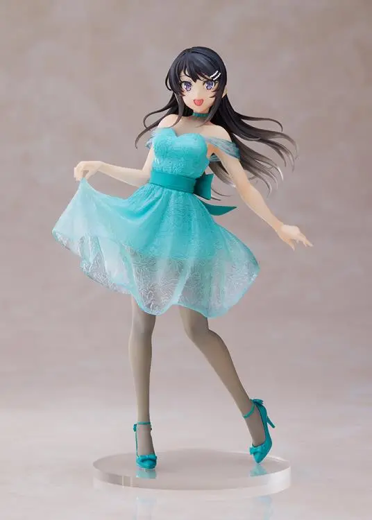 Taito Coreful Mai Sakurajima (Clear Dress Ver.) Rascal Does Not Dream Of Bunny Girl Figure Statue 1